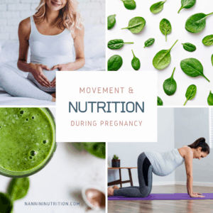 Nutrition and movement during pregnancy